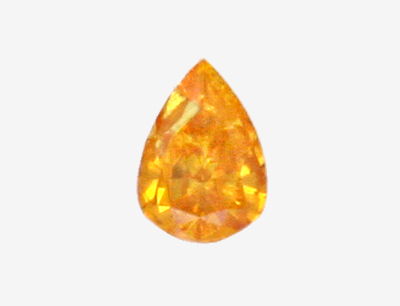 Foto 2 - Fancy Intense Orange Yellow Diamant Tropfen 0,71 ct HRD, D6184